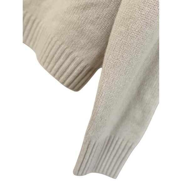 Lucchese Astrid Cashmere Hoodie Pullover Sweater Fog sz XS NWT - Picture 3 of 9